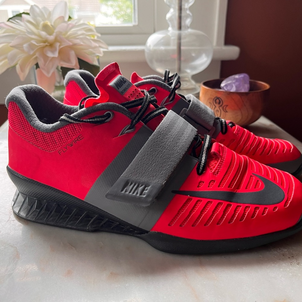 Women’s Nike Romaleos 3 Flywire Powerlifting Shoes Hook & Loop